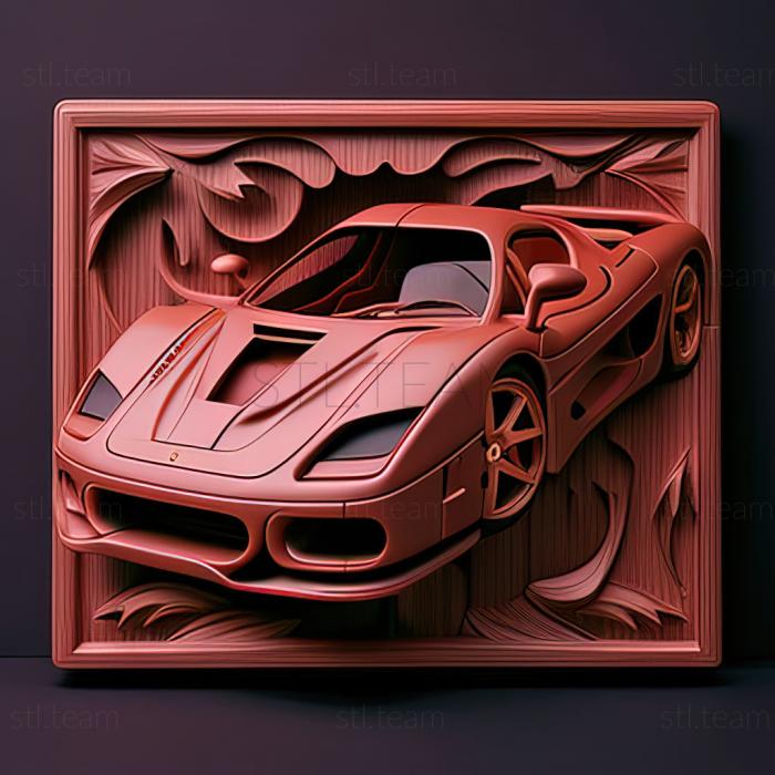 3D model Ferrari F50 (STL)